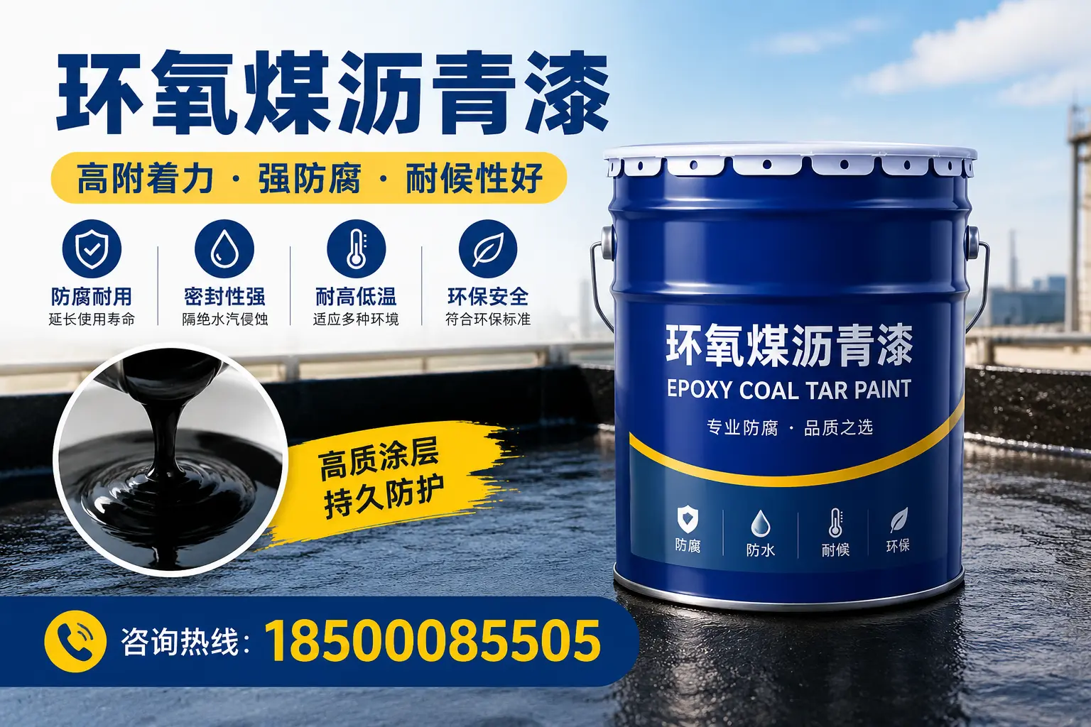 环氧煤沥青漆施工注意事项,确保万宁项目顺利进行
